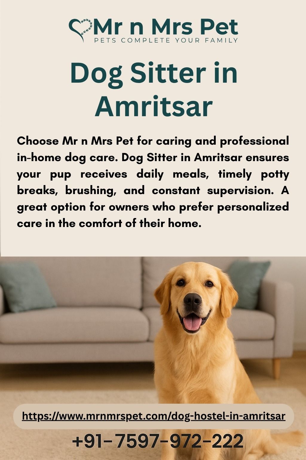 Dog Sitter in Amritsar